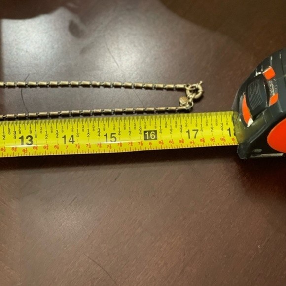 VTG J. Crew Long Bead Necklace Gold Tone Yellow Beads # 239 - Picture 7 of 8